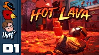 Lets Play Hot Lava  PC Gameplay Part 1  ABCs And 123s [upl. by Kamillah]