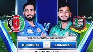 Afghanistan beat Bangladesh 21 AFG vs BAN in sharjah full match News highlights [upl. by Esenaj996]