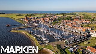 The Enchanting Island of Marken  Aerial Drone Footage [upl. by Schmidt]