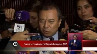 Reacciones de los diputados sobre el Paquete Económico 2017 [upl. by Ingeberg655]