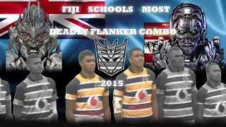 Most Deadly Flanker Combo Highlights  Fiji High School Rugby 2015 [upl. by Etterraj]