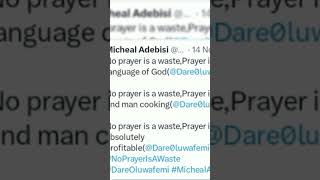 No prayer is a wastePrayer is absolutely profitableDare Daniel Oluwafemi [upl. by Felty400]