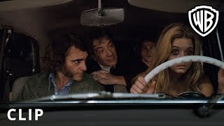 Inherent Vice  quotMaybe You Shouldnt Be Driving Thenquot Clip  Official Warner Bros UK [upl. by Nylodnew863]