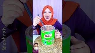 Es Milo kaleng segerr esmilo chocolate dessert shorts fyp [upl. by Sayer259]