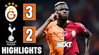 Galatasaray vs Tottenham Hotspur 32 EXTENDED HIGHLIGHTS  Victor Osimhen Goal  UEFA Europa League [upl. by Antonino]