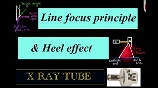 LINE FOCUS PRINCIPLE amp HEEL EFFECT IN XRAY TUBE I RADIOLOGY PHYSICSI PRINCIPLES OF XRAY TUBE [upl. by Clift589]