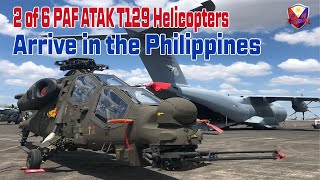 2 of 6 PAF ATAK T129 Helicopters Arrive in the Philippines [upl. by Alexandra249]