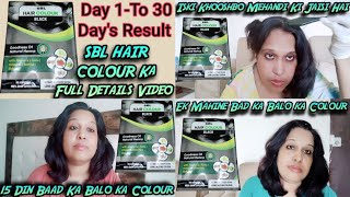 SBL Hair Colour Ka Full Details Video  Iski Khooshbo Mehandi Ki Jaisi Hai  Alimnazz Vlogs [upl. by Natfa]