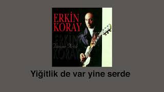 Erkin Koray  Öyle Bir Geçer Zaman ki Lyrics Karaoke [upl. by Ellebana]