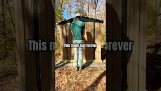 This cheap shed might last forever shed diy storage backyard [upl. by Milda]