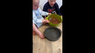 Kids bake the most chaotic cake ever [upl. by Odlabu693]