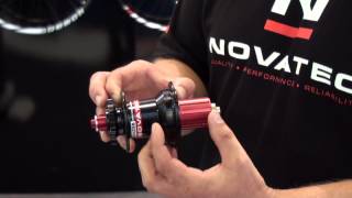 Eurobike2012 Novatec New MTB 4in1 Hubs [upl. by Mosira153]