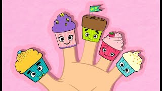 Cupcake Finger Family and More  Nursery Rhymes from Mother Goose Club [upl. by Notned]