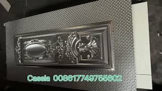 Steel Door Skin Factory Stamped Metal Door Sheet [upl. by Dorcia]