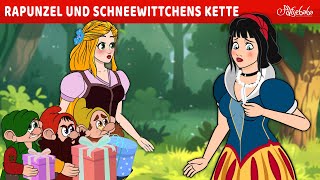 Rapunzel  Schneewittchens Kette 🪶💛  Märchen für Kinder  Gute Nacht Geschichte [upl. by Brout815]