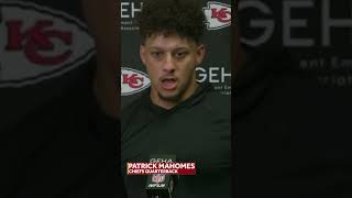 Patrick Mahomes said going undefeated isnt the ultimate goal chiefskingdom chiefs kcvsbuf nfl [upl. by Wiener936]