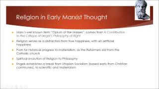 Explaining Marxist Perspectives on Religion [upl. by Adah938]