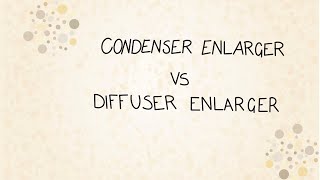 Condenser Enlarger VS Diffuser Enlarger ENG SUB ES [upl. by Nuj]