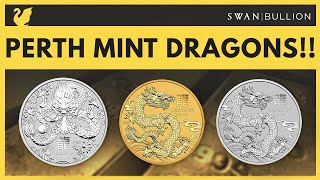 Perth Mint LUNAR DRAGONS  2024 Bullion [upl. by Akisey]