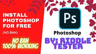 How to download photoshop cc for free in 2 minutes No Ban and Lifetime free 100working trick [upl. by Olva690]