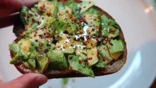 The best way to eat avocado Avocado toast recipe [upl. by Skelly]