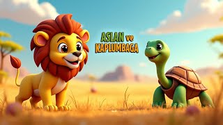 Aslan ve Kaplumbağa Sabır ve Dostluk Hikayesi  3D Animasyon Masalı [upl. by Macario639]