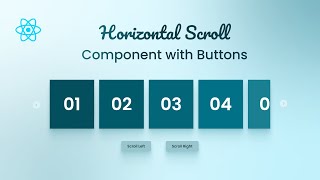 How to Create a Horizontal Scrolling Component with Buttons in React [upl. by Pierre]