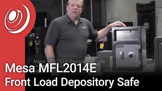 Mesa MFL2014E Front Load Depository Safe [upl. by Marti455]