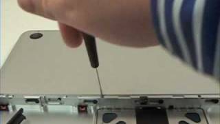 Macbook 13quot Unibody Disassembly Repair  Superdrive CD Drive Removal [upl. by Ythomit]