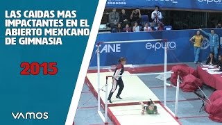 Las Caídas Más Impactantes en el Abierto Mexicano de Gimnasia [upl. by Etnohc]