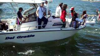 2011 Gasparilla pirate invasion boat flotilla parade Tampa Bay [upl. by Nunciata]