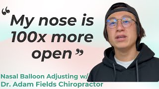 TMJ amp Nasal Breathing Help  LOVE THIS GUYS RESPONSE after Cranial Adjusting w Dr Fields [upl. by Ecnarwal]