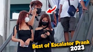 Best Escalator Prank of 2023 Compilation [upl. by Lisk863]