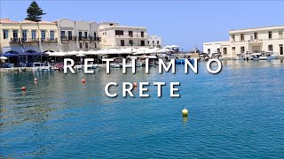 Rethimno Crete Greece Walking Tour 24th July 2024 [upl. by Danas]