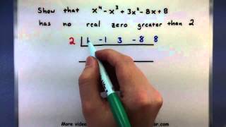 PreCalculus  Boundedness theorem for polynomials [upl. by Gnel]