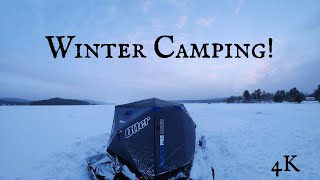 Winter Camping In The Adirondacks 20 wind chill [upl. by Kennet]