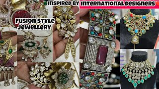 International Designer’s Jewellery Wholesaler Luxury Fusion Moissanite Polki TyaaniKundan Jewellery [upl. by Atelahs]