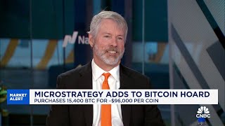 MicroStrategys Michael Saylor We want to bridge traditional capital markets with crypto economy [upl. by Mersey]