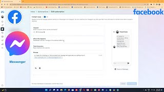 How to set up an auto response on Facebook Messenger [upl. by Adore422]