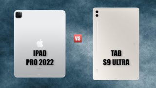 Galaxy Tab S9 Ultra Vs iPad Pro 129 2022 [upl. by Llertak139]