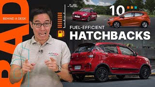 Top 10 Most Fuel Efficient Hatchbacks in the Philippines [upl. by Magdalena139]