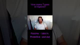 what types of AI agents aiautomation aiagents aiagent [upl. by Eemaj409]