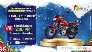 🏍️ ¡Sorteo 3ra Moto YAMAHA 0 Km  1 de Diciembre de 2023  200 Pm  YaDineroco [upl. by Yasmine]