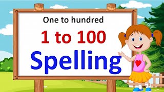 one to hundred spelling 1 to 100 in english 1 to 100 in english spelling 1 to 100 spelling [upl. by Ayatahs615]