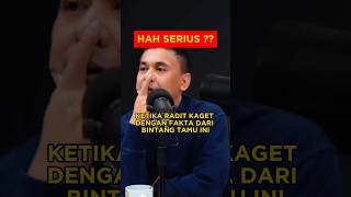 KETIKA RADIT KAGET DENGAN FAKTA DARI BINTANG TAMU INI [upl. by Norrat]