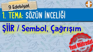 9 Edebiyat  ŞİİR  Sembol Çağrışım [upl. by Wellington500]