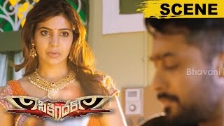 Surya As Raju Bhai Kidnaps Samantha And Demands To Release His Gang  Sikandar Movie Scenes [upl. by Ahsieyt]