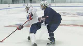 USA Hockey Skills and Drills  Puck Protection Sequence Small Area [upl. by Misty]