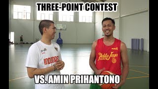 ThreePoint Contest 1 Amin Prihantono Pelita Jaya Jakarta Basketball [upl. by Anisor]