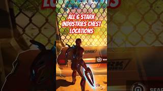 Guide All Stark Industries Chest Locations in Fortnite Chapter 5 Season 4 New Iron Man Mythic Update [upl. by Nahtahoj]